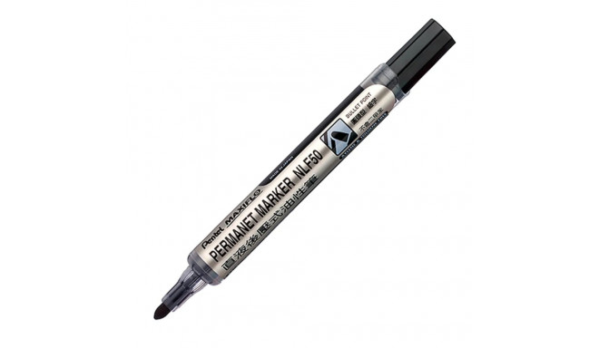 Permanent marker PENTEL NLF50 conical tip black