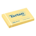 Note paper 51x76mm TARTAN yellow 12x100 sheets