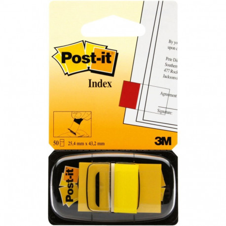 Bookmark 25x43mm POST-IT yellow
