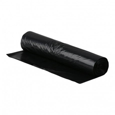 Garbage bag 150L (750x1150mm) LDPE 40mic black 10pcs in a roll