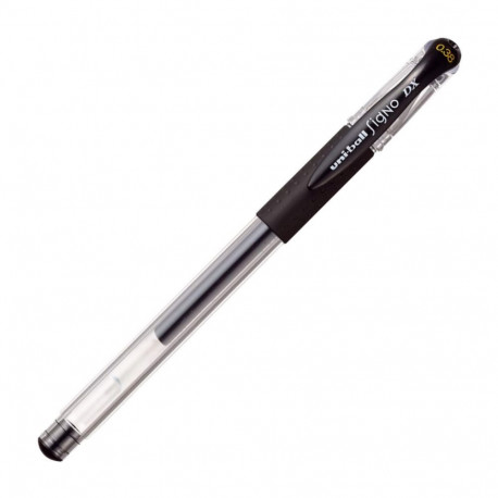 Gel pen with cap UNI-BALL Signo DX UM-151 0.38mm black