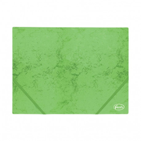 Kartongmapp kummiga FOROFIS A4 roheline