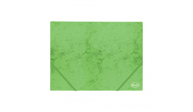 Cardboard folder rubber FOROFIS A4 green