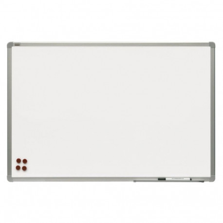 White board 900x600mm E3 ceramic glossy surface aluminum frame 2x3