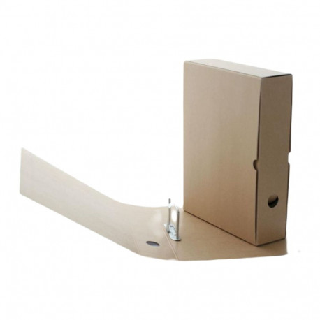 Arhiiviregistraator SMLT A4 7cm klambermehhanismiga + karp pruun