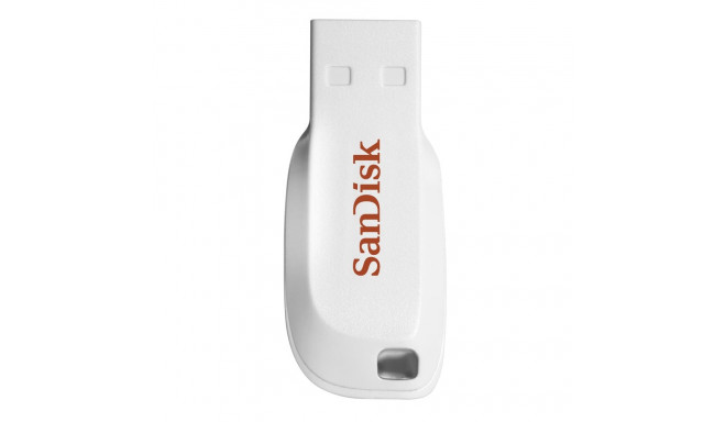 SanDisk flash drive 16GB Cruzer Blade, white