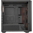 COUGAR | MX600 Black | PC Case | Mid Tower / Mesh Front Panel / 3 x 140mm + 1 x 120mm Fans / Transpa