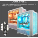 COUGAR | MX600 White | PC Case | Mid Tower / Mesh Front Panel / 3 x 140mm + 1 x 120mm Fans / Transpa