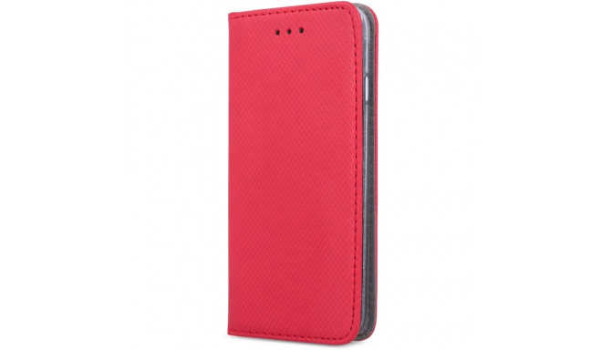 Kaardivahega mobiiliümbris Setty Redmi Note 13 Pro+ Wallet Smart Magnet, punane