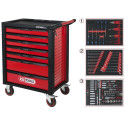 Trolley with 215 pcs. tools KS TOOLS RACINGline, 7 drawers