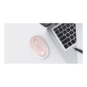 Natec | Mouse | Harrier 2 | Wireless | Bluetooth | White/Pink