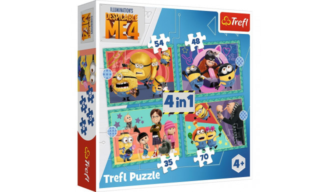 TREFL MINIONS Puslede komplekt, 4 tk, Minionid