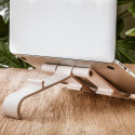 R-Go Tools Laptop and tablet stand R-Go Treepod, ergonomic and modular, adjustable, biobased