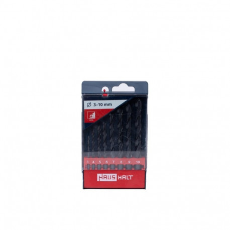 HSS TWIST DRILL SET 8PCS BLACK