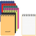 Notepad in spiral binding A7 MEMO square 60 pages color selection