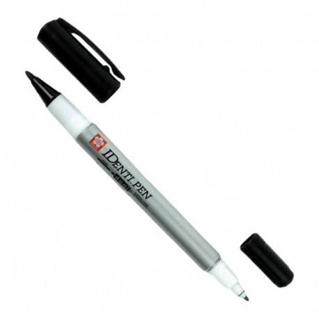 Permanentne marker SAKURA Identi-Pen kahe otsaga 0,4/1,0mm must