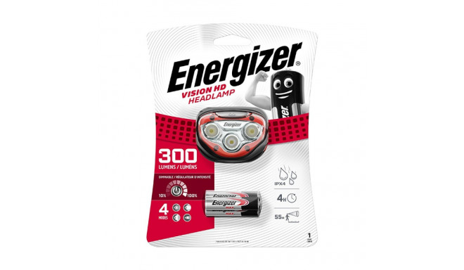 Energizer Vision HD Headlamp LP09071 spotlight on the head