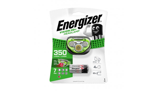 Energizer Vision HD+ Headlamp UPN157244 spotlight on the head