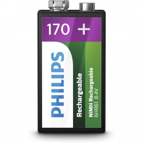 Philips HR22 9V 170mAh rechargeable batteries 1 pc.