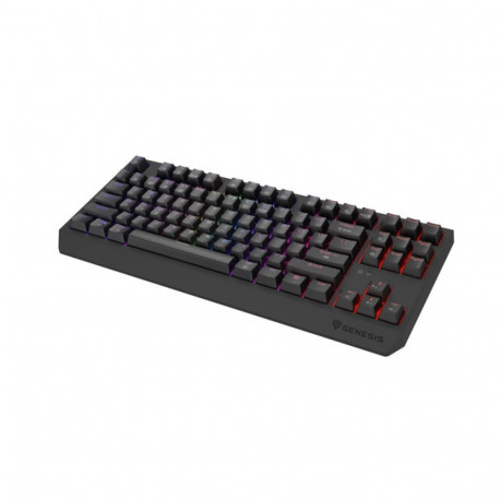 Genesis juhtmevaba mehaaniline mänguriklaviatuur THOR 230 US Outemu Red, must