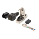 Digitus | CAT 6A Field Termination Plug, STP with dust cap, Bend relief | DN-93631