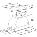 CATA | Hood | GC DUAL A 45 XGWH | Canopy | Energy efficiency class A | Width 45 cm | 820 m³/h | Touc