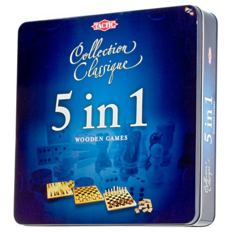 Tactic 5 in 1 metallkarbis klassikamängud
