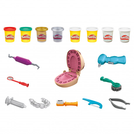 PLAY-DOH Drill N Fill -muovailuvaha hammaslääkärisetti