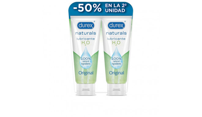 DUREX NATURALS GEL LUBRICANTE 100% NATURAL LOTE 2 x 100 ml