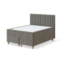 BLACK CONTINENTAL CONTINENTAL BED (with 8 legs) 160x200x55