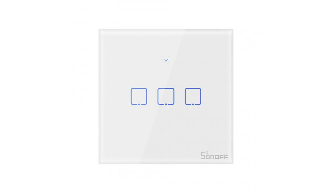 Smart Switch WiFi Sonoff T0 EU TX (3 kanāli)