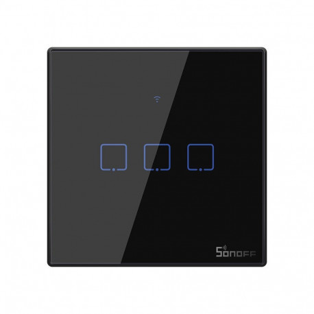 Smart Switch WiFi + RF 433 Sonoff T3 EU TX (3-kanaliline)