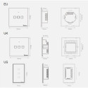 Умный выключатель WiFi + RF 433 Sonoff T3 EU TX (3-канала)