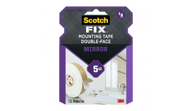 Double-sided foam tape 19mm x1.5m 3M SCOTCH Mirror™