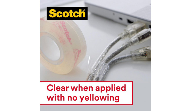 Kleeplint alusega SCOTCH Crystal Clear 19mm x 7,5m