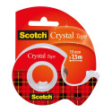 Клейкая лента с основой SCOTCH Crystal Clear 19мм x 75м