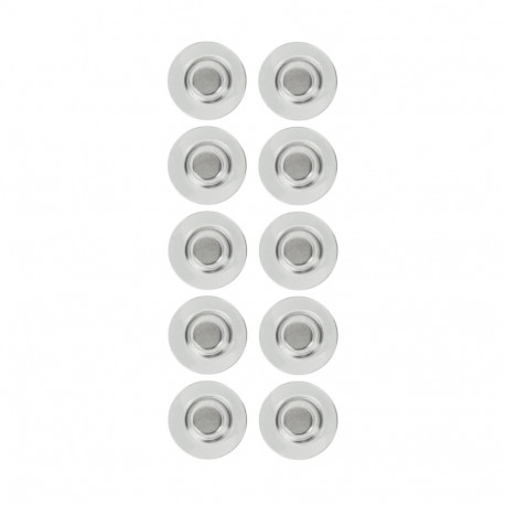 Tahvlimagnetid klaastahvlile NOBO Strong 30mm läbipaistvad 10tk pakis