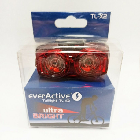 everActive Taillight TL-X2 ultra bright Bicycle rear light