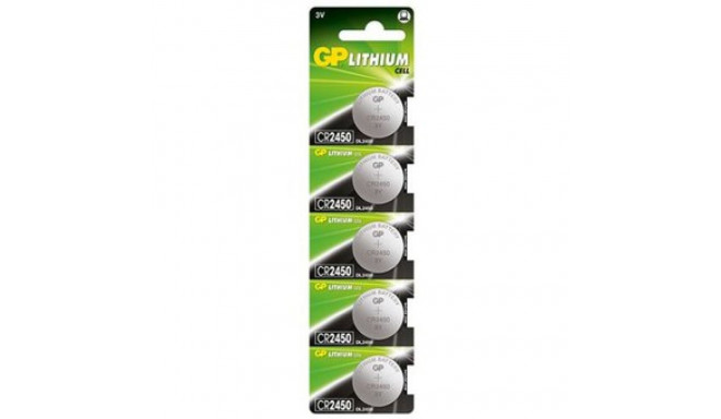 GP CR2450 batteries 5 pcs.