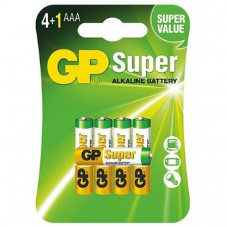 GP LR03 AAA Super batteries 5 pcs.