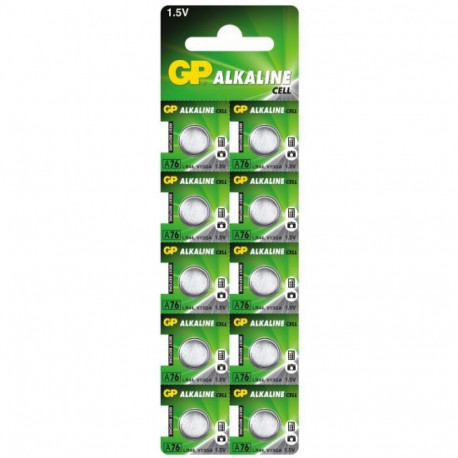 GP G13 LR44 A76F batteries 10 pcs.
