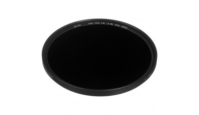 Filter B+W neutral density 106-ND +6 f-stops MRC 82x0.75 m