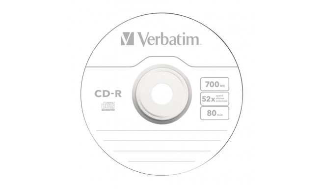 CD-R Verbatim extra kaitse 50 tk