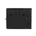 Lanberg WF02-6609-10B rack cabinet 9U Wall mounted rack Black