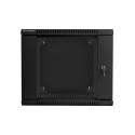 Lanberg WF02-6609-10B rack cabinet 9U Wall mounted rack Black