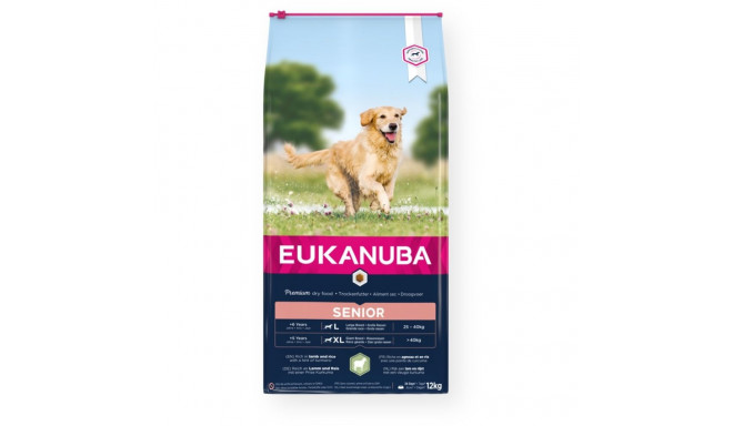 EUKANUBA Senior Large&Giant Lamb riisiga - kuiv koeratoit - 12kg