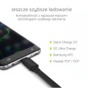 "Green Cell USB-C > USB 3.0 (ST-ST) 0,25m Ladekabel Schwarz"