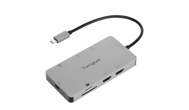 Targus USB-C-Hubi, 5 porttia, kortinlukijat