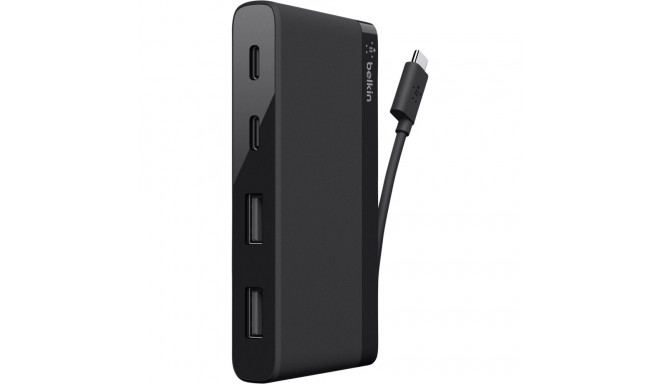 Belkin USB-C mini -USB-hubi, neljä porttia