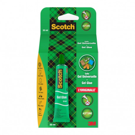 Universal glue SCOTCH Gel (metal, wood, fabric, cardboard, paper, plastic) 30ml